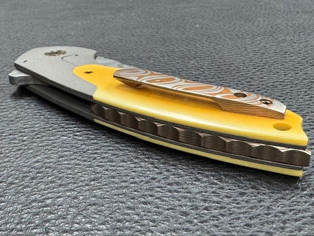 Peter Carey Custom Cure Bolsterlock San Mai Like New