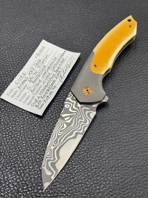 Peter Carey Custom Cure Bolsterlock San Mai Like New