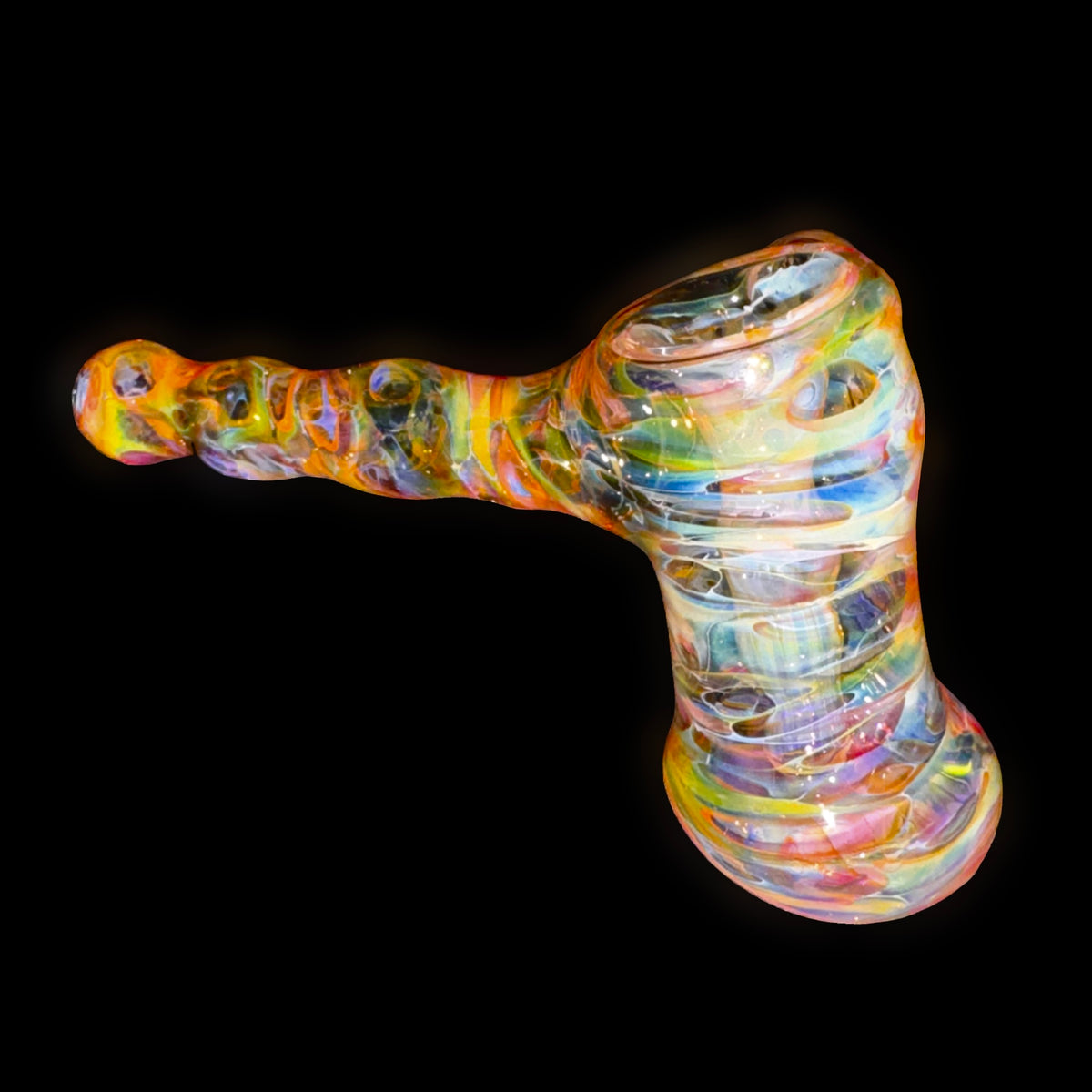Brad Tenner Heady Psychedelic Fumed Hammer Bubbler New