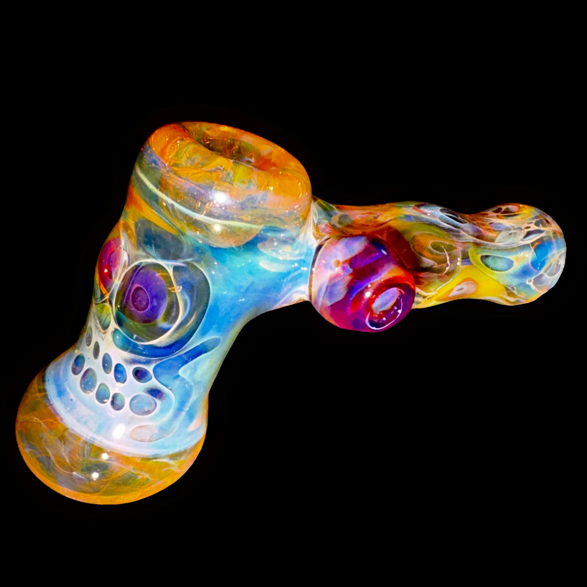 Brad Tenner Heady Red Eye Skull Hammer New
