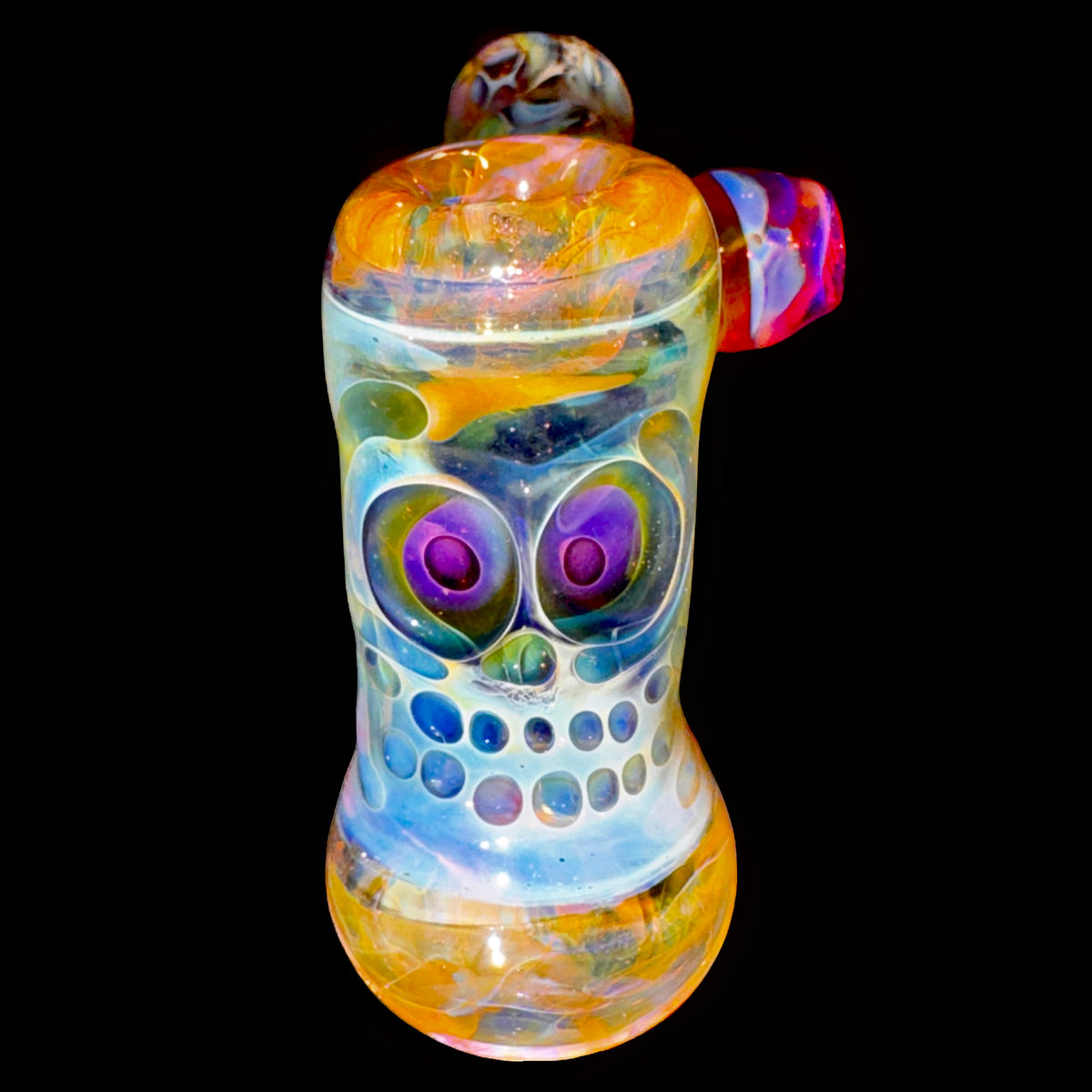 Brad Tenner Heady Red Eye Skull Hammer New