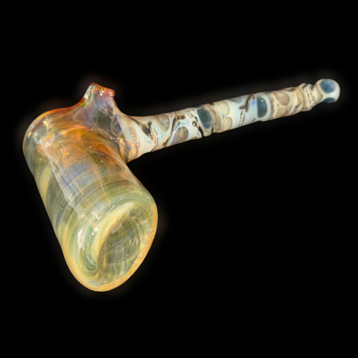 Cam Tower Heady Fold Skull Hammer Bubbler New