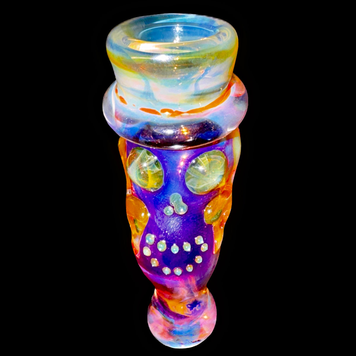 Ginny Snodgrass Gold Fume Top Hat Chillum New