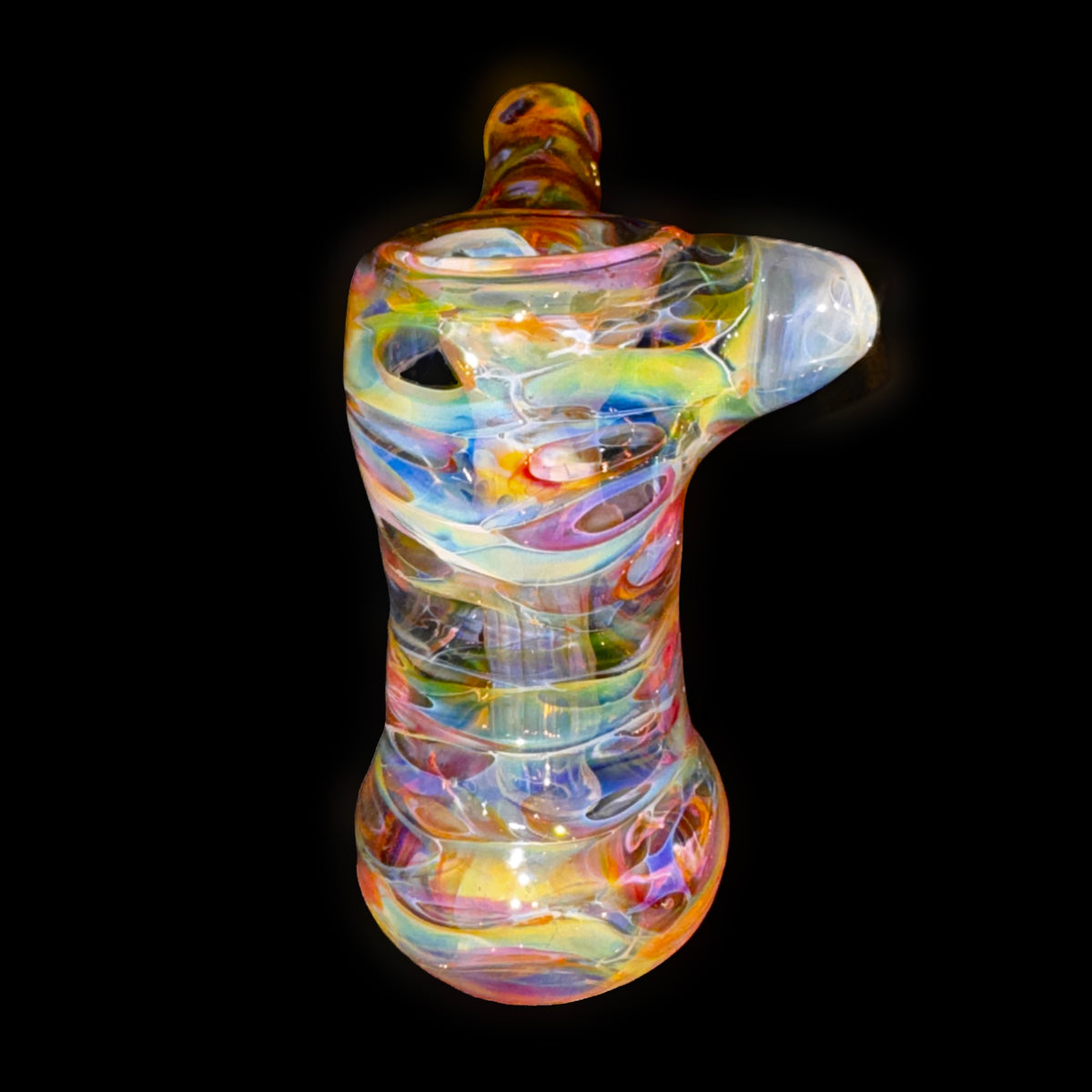 Brad Tenner Heady Psychedelic Fumed Hammer Bubbler New