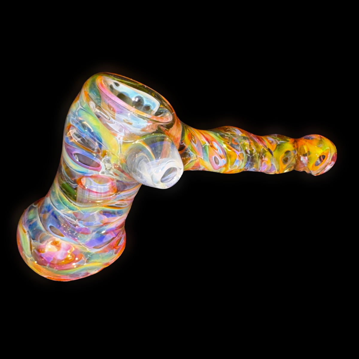 Brad Tenner Heady Psychedelic Fumed Hammer Bubbler New