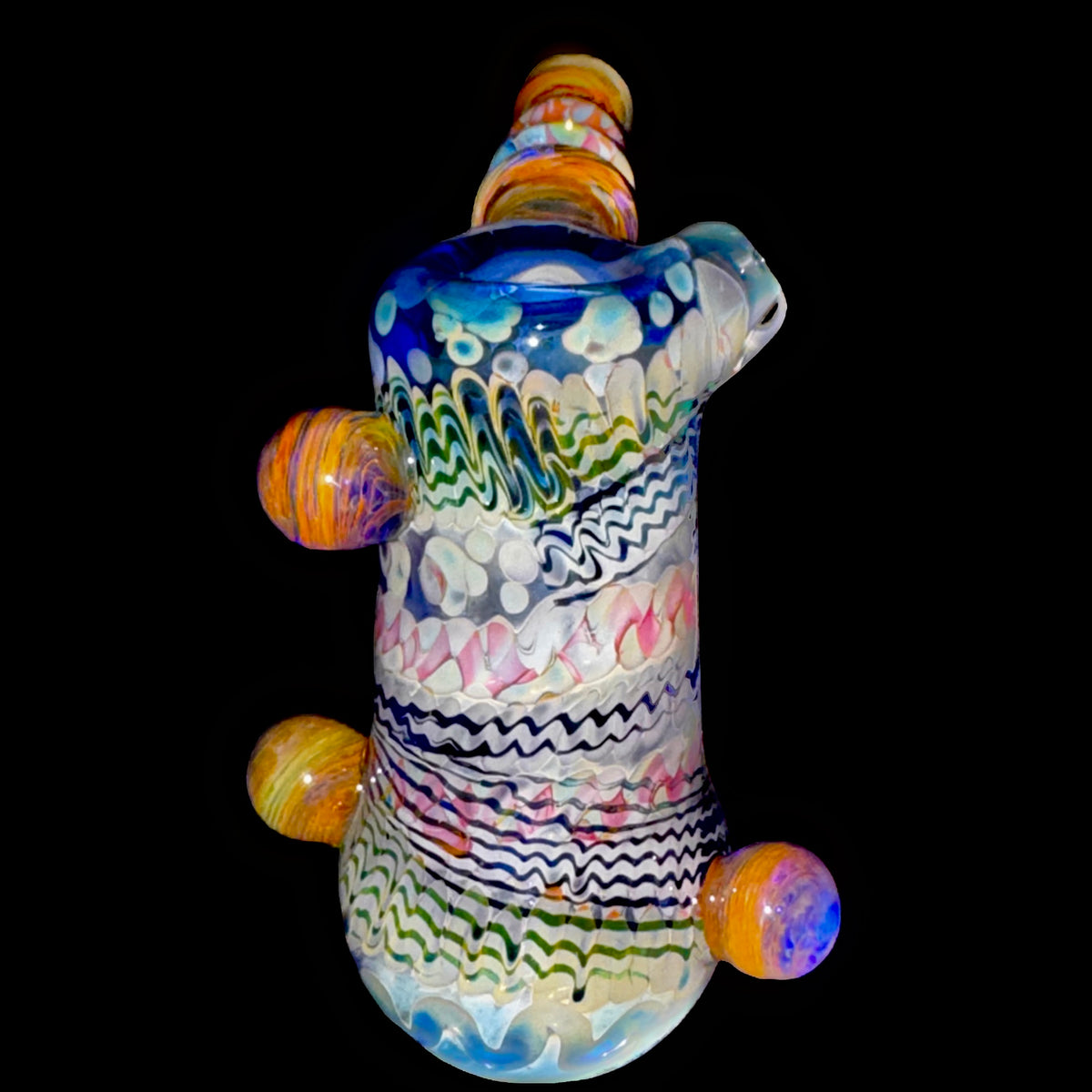 Bob Badtram Heady Fume Blue Hammer Bubbler 2019