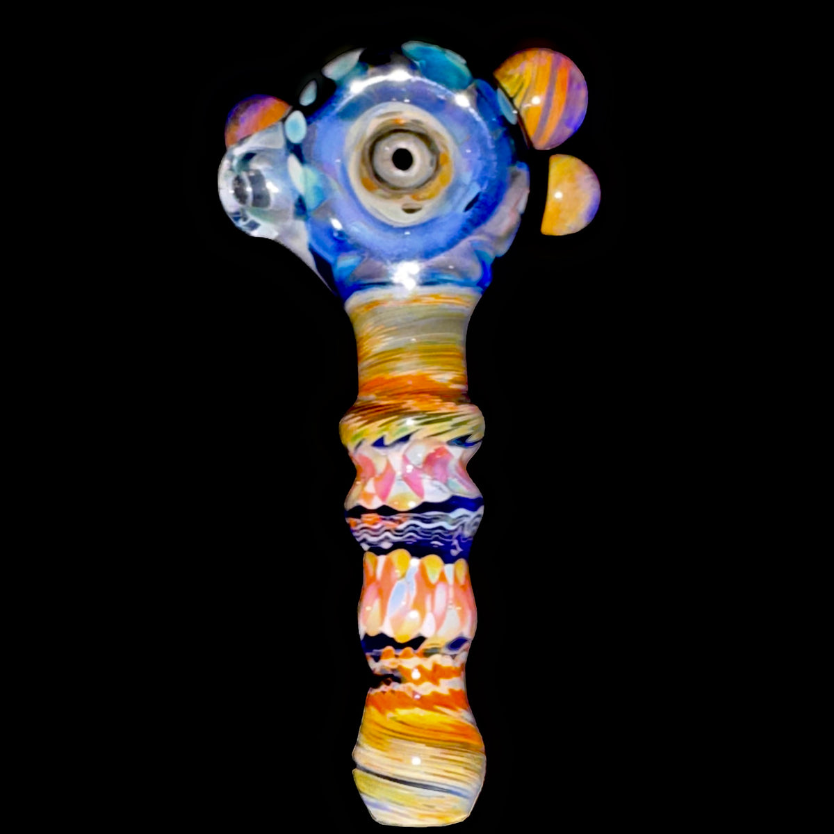 Bob Badtram Heady Fume Blue Hammer Bubbler 2019