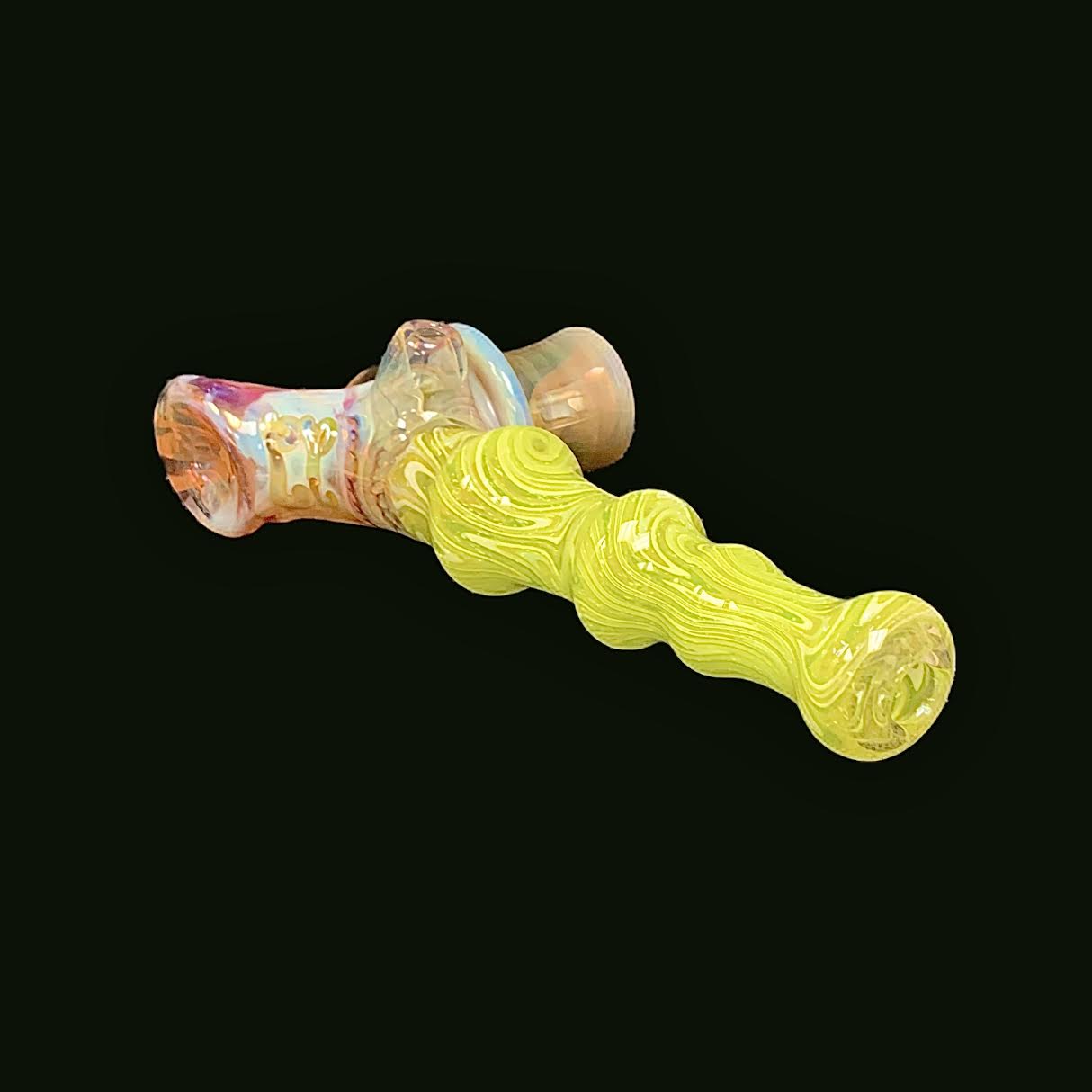 Travis Wigger Large Heady Fume Yellow Top Hat Hammer New