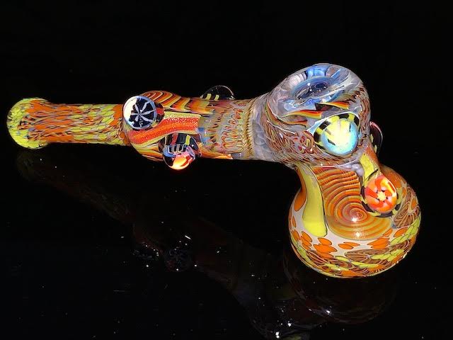 Glass Berry Heady Inside Out Bubbler #1 New