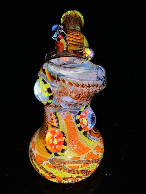 Glass Berry Heady Inside Out Bubbler #1 New