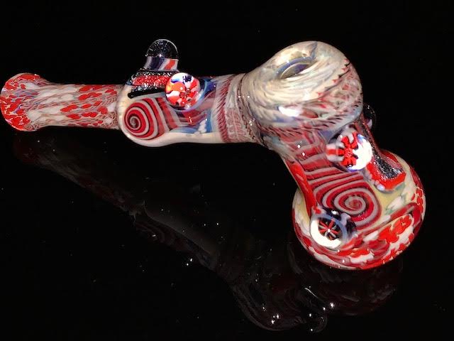 Glass Berry Heady Inside Out Bubbler #2 New