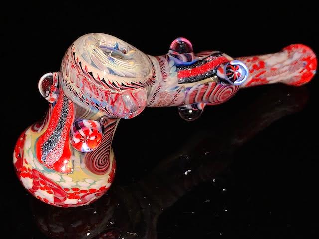 Glass Berry Heady Inside Out Bubbler #2 New