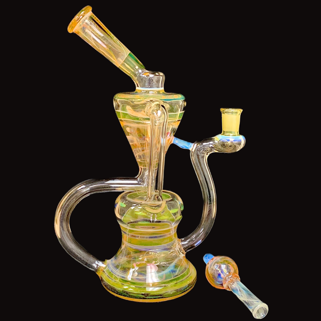 Todd Lewis Heady Fume Folds Recycler #2 New