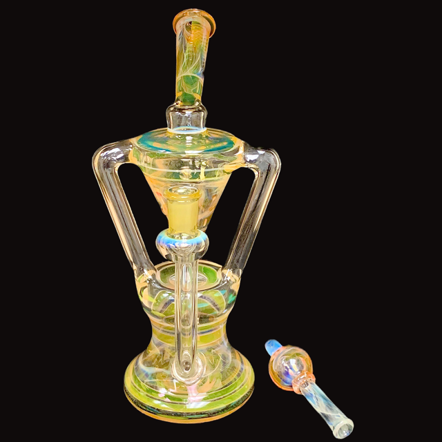 Todd Lewis Heady Fume Folds Recycler #2 New