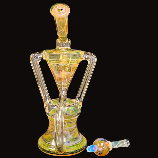 Todd Lewis Heady Fume Folds Recycler #2 New