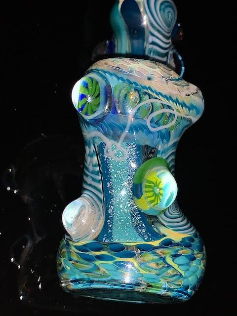 Glass Berry Heady Inside Out Bubbler New