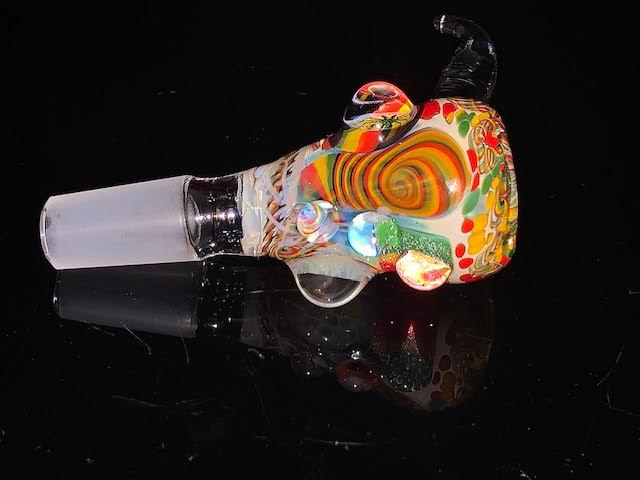 Glass Berry Heady OG Inside Out Millie Inlay 14mm Slide New #1