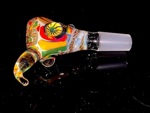 Glass Berry Heady OG Inside Out Millie Inlay 14mm Slide New #1