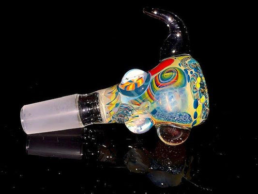 Glass Berry Heady OG Inside Out Millie Inlay 14mm Slide New #2