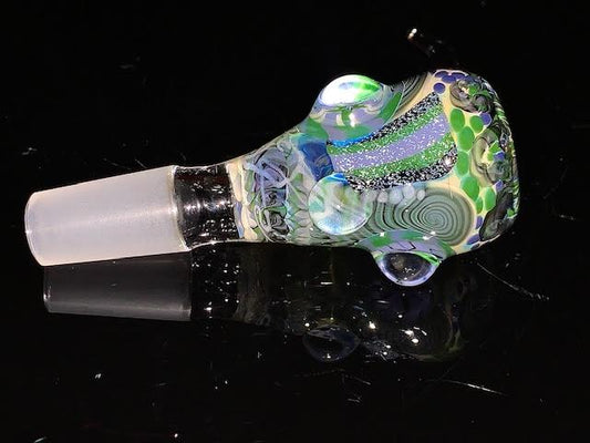 Glass Berry Heady OG Inside Out Millie Inlay 14mm Slide New #4