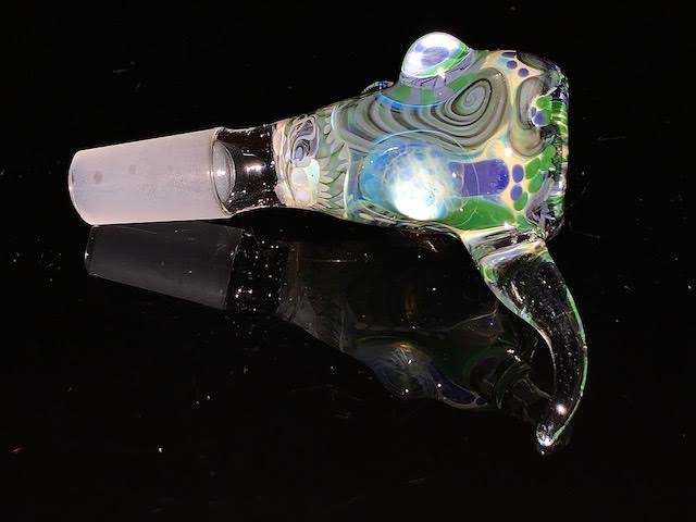 Glass Berry Heady OG Inside Out Millie Inlay 14mm Slide New #4