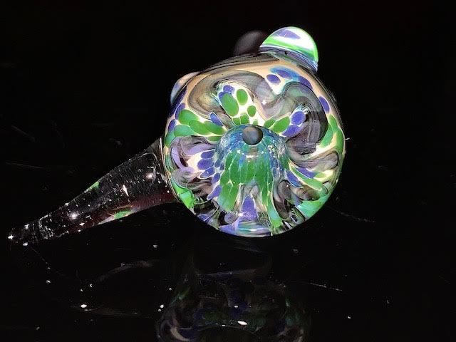 Glass Berry Heady OG Inside Out Millie Inlay 14mm Slide New #4