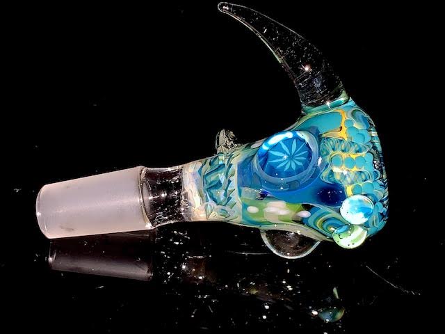 Glass Berry Heady OG Inside Out 14mm Slide New #6