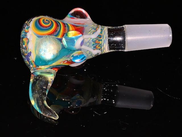 Glass Berry Heady OG Inside Out 14mm Slide New #8