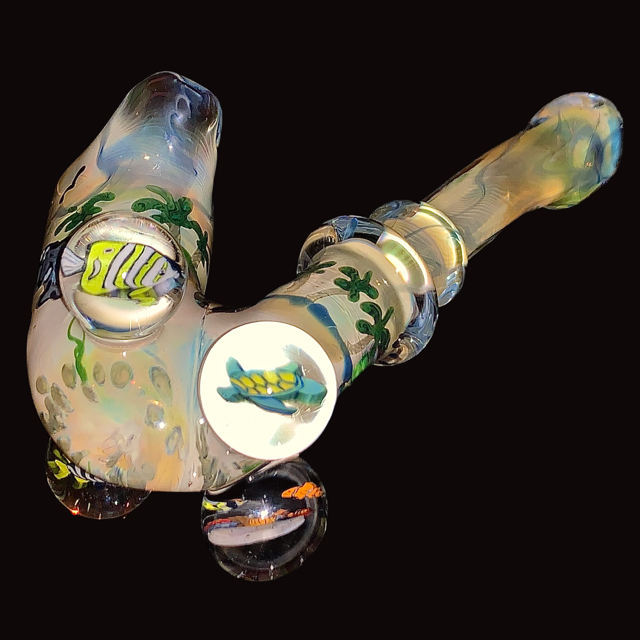 Bob Badtram OG Fumed Kissing Dolphin Scene Sherlock New