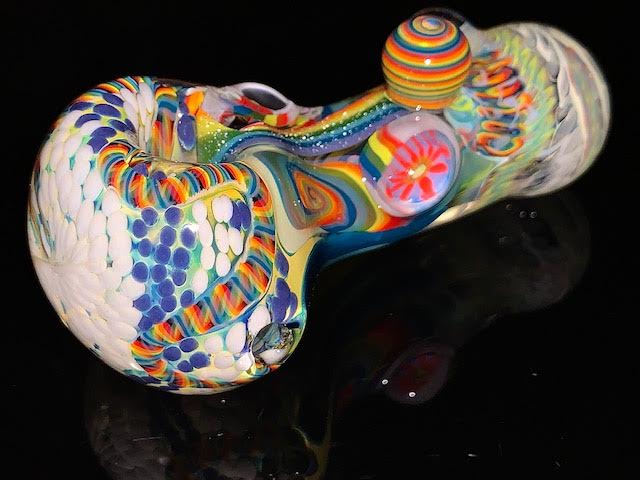 Glass Berry Heady Inside Out Spoon #2 New