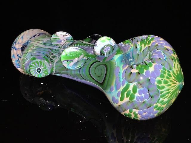 Glass Berry Heady Inside Out Spoon #4 New