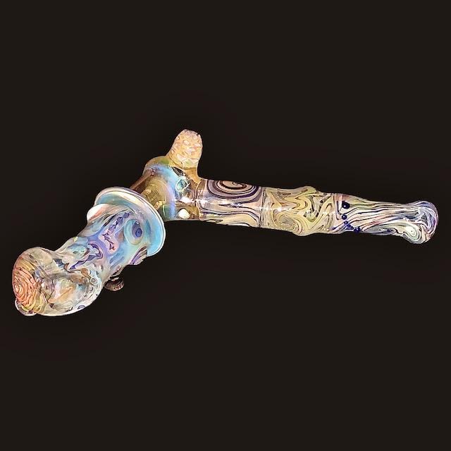 Travis Wigger XL Heady Flowers Dead Head Hammer Bubbler New