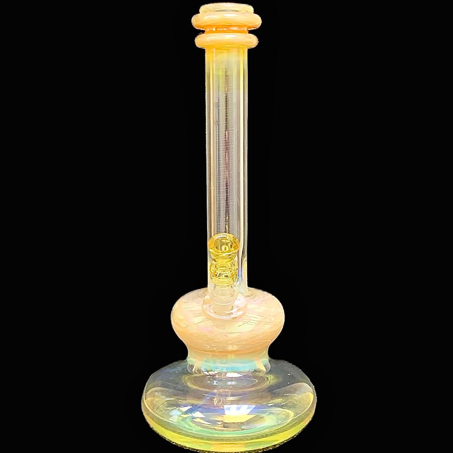 Steve Stotts Fumed Pink Pancake Bong 32mm New #2