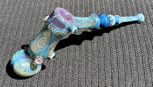 BP Deluxe Heady Blues Hammer Bubbler '00 Vintage Rare