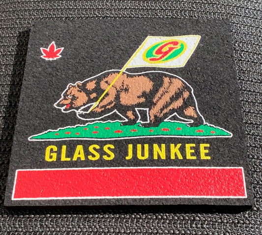 Glass Junkee Bear Mood Mat UV New